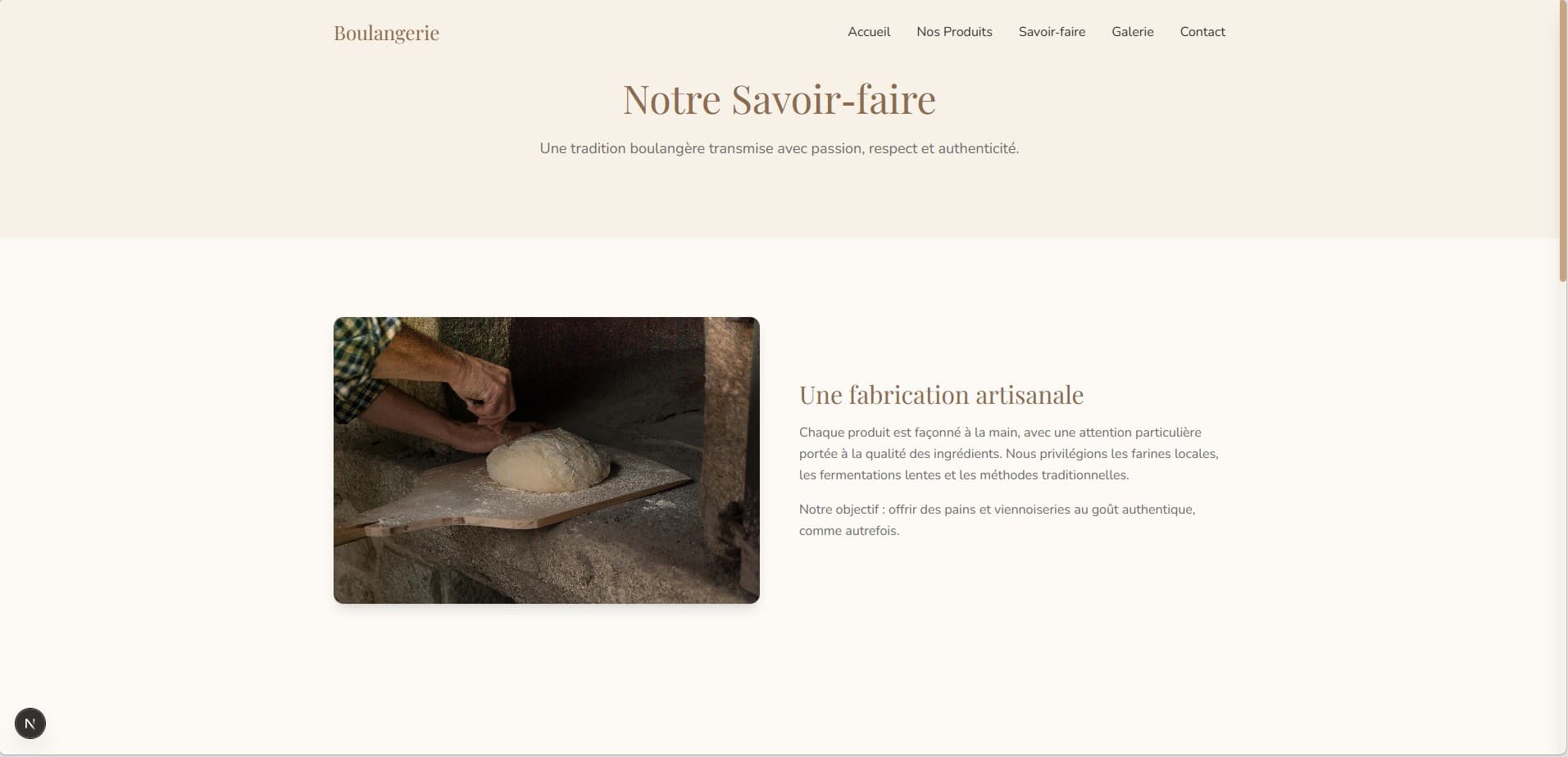 Template Boulangerie — visuel 7