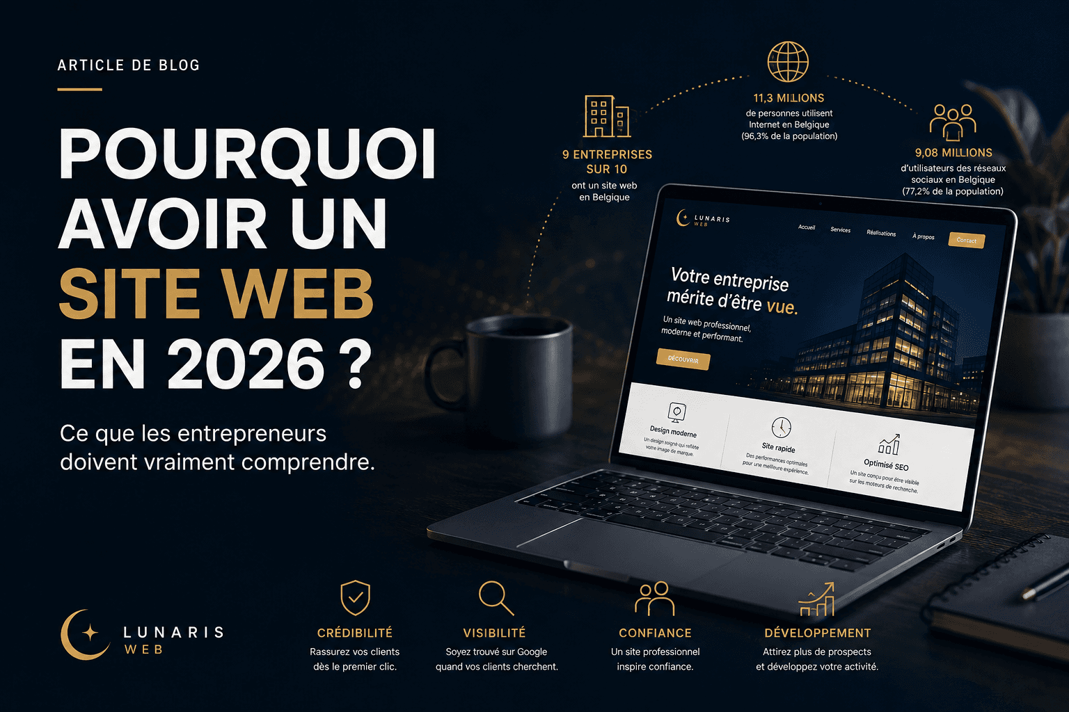Pourquoi avoir un site web en 2026 ? Ce que les entrepreneurs doivent vraiment comprendre