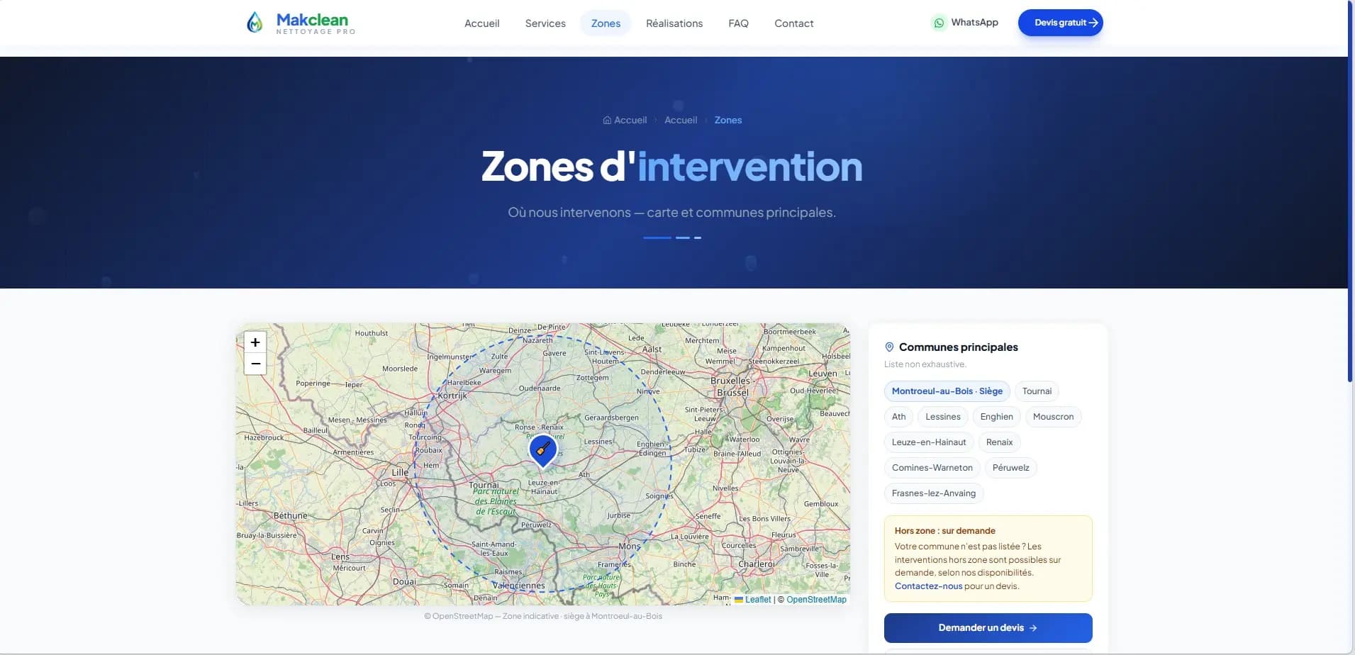 MakClean - Site société de nettoyage – visuel 4